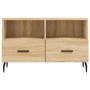 Mueble para TV madera contrachapada roble ahumado 80x36x50 cm de vidaXL, Muebles TV - Ref: Foro24-828991, Precio: 64,99 €, De...