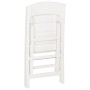 Folding garden chairs 4 units PP white by vidaXL, Garden chairs - Ref: Foro24-317736, Price: 90,63 €, Discount: %