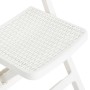 Folding garden chairs 4 units PP white by vidaXL, Garden chairs - Ref: Foro24-317736, Price: 90,63 €, Discount: %