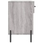 Banco zapatero madera de ingeniería gris Sonoma 102x35x55 cm de vidaXL, Zapateros y organizadores de calzado - Ref: Foro24-82...