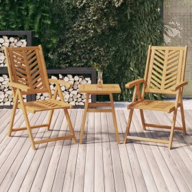 Reclining garden chairs 2 pcs solid acacia wood by vidaXL, Garden chairs - Ref: Foro24-362231, Price: 205,99 €, Discount: %