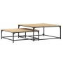 Stapelbare Couchtische 2 Stk. Holzwerkstoff Sonoma Eiche von vidaXL, Couchtisch - Ref: Foro24-832819, Preis: 81,28 €, Rabatt: %