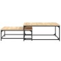 Stapelbare Couchtische 2 Stk. Holzwerkstoff Sonoma Eiche von vidaXL, Couchtisch - Ref: Foro24-832819, Preis: 81,28 €, Rabatt: %