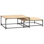 Stapelbare Couchtische 2 Stk. Holzwerkstoff Sonoma Eiche von vidaXL, Couchtisch - Ref: Foro24-832819, Preis: 81,28 €, Rabatt: %