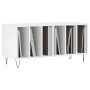 Plywood white record storage unit 100x38x48 cm by vidaXL, CD and DVD storage - Ref: Foro24-831748, Price: 73,30 €, Discount: %