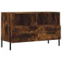 Smoked oak plywood TV cabinet 80x36x50 cm by vidaXL, TV Furniture - Ref: Foro24-828985, Price: 56,04 €, Discount: %