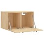 Wandschrank Holzwerkstoff Eiche Sonoma 60x36,5x35 cm von vidaXL, Schließfächer und Lagerschränke - Ref: Foro24-830015, Preis:...