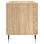 Mueble discos madera contrachapada roble Sonoma 100x38x48 cm de vidaXL, Almacenamiento para CD y DVD - Ref: Foro24-831743, Pr...