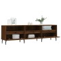 Mueble de TV madera contrachapada roble marrón 150x30x44,5 cm de vidaXL, Muebles TV - Ref: Foro24-831299, Precio: 93,99 €, De...