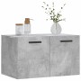 Betongrauer Wandschrank aus Holzwerkstoff, 60 x 36,5 x 35 cm von vidaXL, Schließfächer und Lagerschränke - Ref: Foro24-830032...