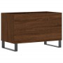 Brown oak plywood disc cabinet 74.5x38x48 cm by vidaXL, CD and DVD storage - Ref: Foro24-831739, Price: 57,99 €, Discount: %