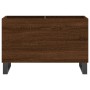 Brown oak plywood disc cabinet 74.5x38x48 cm by vidaXL, CD and DVD storage - Ref: Foro24-831739, Price: 57,99 €, Discount: %