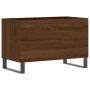 Brown oak plywood disc cabinet 74.5x38x48 cm by vidaXL, CD and DVD storage - Ref: Foro24-831739, Price: 57,99 €, Discount: %