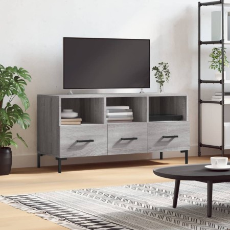 Mueble de TV madera de ingeniería gris Sonoma 102x36x50 cm de vidaXL, Muebles TV - Ref: Foro24-829042, Precio: 61,00 €, Descu...