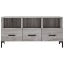 TV stand made of Sonoma gray engineered wood 102x36x50 cm by vidaXL, TV Furniture - Ref: Foro24-829042, Price: 61,00 €, Disco...