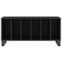 Mueble para discos madera contrachapada negro 100x38x48 cm de vidaXL, Almacenamiento para CD y DVD - Ref: Foro24-831757, Prec...