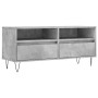 Concrete gray plywood TV cabinet 100x34.5x44.5cm by vidaXL, TV Furniture - Ref: Foro24-831240, Price: 69,14 €, Discount: %