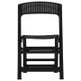 Folding garden chairs 4 units PP anthracite gray by vidaXL, Garden chairs - Ref: Foro24-317735, Price: 71,99 €, Discount: %