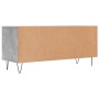 Concrete gray plywood TV cabinet 100x34.5x44.5cm by vidaXL, TV Furniture - Ref: Foro24-831240, Price: 69,14 €, Discount: %