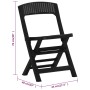 Folding garden chairs 4 units PP anthracite gray by vidaXL, Garden chairs - Ref: Foro24-317735, Price: 71,99 €, Discount: %