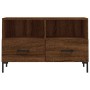 Mueble para TV madera contrachapada roble marrón 80x36x50 cm de vidaXL, Muebles TV - Ref: Foro24-828979, Precio: 66,99 €, Des...