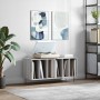 Sonoma gray plywood record cabinet 100x38x48cm by vidaXL, CD and DVD storage - Ref: Foro24-831754, Price: 70,64 €, Discount: %