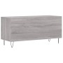 Schallplattenschrank aus grauem Sonoma-Sperrholz, 100 x 38 x 48 cm von vidaXL, CD- und DVD-Speicher - Ref: Foro24-831754, Pre...