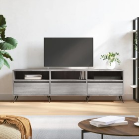 Sonoma gray plywood TV cabinet 150x30x44.5 cm by vidaXL, TV Furniture - Ref: Foro24-831258, Price: 85,99 €, Discount: %