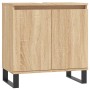 Sonoma oak engineered wood bathroom cabinet 58x33x60 cm by vidaXL, bathroom vanities - Ref: Foro24-831591, Price: 63,30 €, Di...