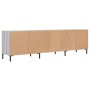 Sonoma gray plywood TV cabinet 150x30x44.5 cm by vidaXL, TV Furniture - Ref: Foro24-831290, Price: 74,28 €, Discount: %