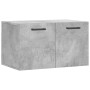 Betongrauer Wandschrank aus Holzwerkstoff, 60 x 36,5 x 35 cm von vidaXL, Schließfächer und Lagerschränke - Ref: Foro24-830024...