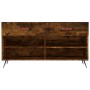 Shoe bench engineered wood smoked oak 102x35x55 cm by vidaXL, Shoe racks and shoe organizers - Ref: Foro24-829713, Price: 70,...