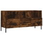 Engineered wood TV stand in smoked oak, 102x36x50 cm. by vidaXL, TV Furniture - Ref: Foro24-829049, Price: 61,00 €, Discount: %