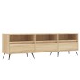 TV-Schrank aus Sonoma-Eichensperrholz, 150 x 30 x 44,5 cm von vidaXL, TV-Möbel - Ref: Foro24-831255, Preis: 103,29 €, Rabatt: %