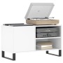 Engineered wood record storage unit in white, 85x38x48 cm by vidaXL, CD and DVD storage - Ref: Foro24-831708, Price: 58,30 €,...