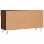 Schuhbank aus Holzwerkstoff Eiche braun 102x35x55 cm von vidaXL, Schuhregale und Schuhorganisatoren - Ref: Foro24-829739, Pre...