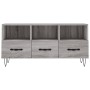 Sonoma gray engineered wood TV cabinet 102x36x50 cm by vidaXL, TV Furniture - Ref: Foro24-829034, Price: 56,94 €, Discount: %