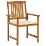 Garden chairs with cushions 2 units solid acacia wood by vidaXL, Garden chairs - Ref: Foro24-3061171, Price: 147,77 €, Discou...