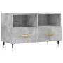 Concrete gray plywood TV cabinet 80x36x50 cm by vidaXL, TV Furniture - Ref: Foro24-828952, Price: 50,99 €, Discount: %