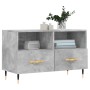 Concrete gray plywood TV cabinet 80x36x50 cm by vidaXL, TV Furniture - Ref: Foro24-828952, Price: 50,99 €, Discount: %