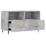 Concrete gray plywood TV cabinet 80x36x50 cm by vidaXL, TV Furniture - Ref: Foro24-828952, Price: 50,99 €, Discount: %