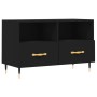 Mueble para TV madera contrachapada negro 80x36x50 cm de vidaXL, Muebles TV - Ref: Foro24-828949, Precio: 50,61 €, Descuento: %