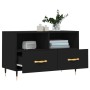 Mueble para TV madera contrachapada negro 80x36x50 cm de vidaXL, Muebles TV - Ref: Foro24-828949, Precio: 50,61 €, Descuento: %