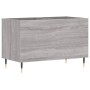 Plywood gray Sonoma wood record cabinet 74.5x38x48 cm by vidaXL, CD and DVD storage - Ref: Foro24-831722, Price: 37,05 €, Dis...