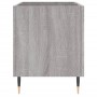 Plywood gray Sonoma wood record cabinet 74.5x38x48 cm by vidaXL, CD and DVD storage - Ref: Foro24-831722, Price: 37,05 €, Dis...