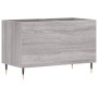 Plywood gray Sonoma wood record cabinet 74.5x38x48 cm by vidaXL, CD and DVD storage - Ref: Foro24-831722, Price: 37,05 €, Dis...