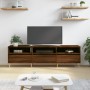 Mueble de TV madera contrachapada roble marrón 150x30x44,5 cm de vidaXL, Muebles TV - Ref: Foro24-831275, Precio: 102,33 €, D...