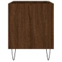 Mueble discos madera contrachapada roble marrón 74,5x38x48 cm de vidaXL, Almacenamiento para CD y DVD - Ref: Foro24-831731, P...