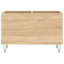 Mueble discos madera contrachapada roble Sonoma 74,5x38x48 cm de vidaXL, Almacenamiento para CD y DVD - Ref: Foro24-831727, P...