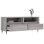 Sonoma gray plywood TV cabinet 100x34.5x44.5 cm by vidaXL, TV Furniture - Ref: Foro24-831234, Price: 54,04 €, Discount: %